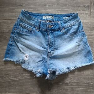 Rewash Women's Blue Denim Shorts